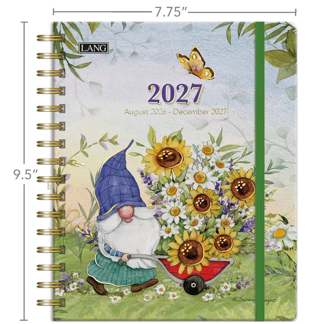 LANG Gnome Sweet Gnome Deluxe Planner 2027