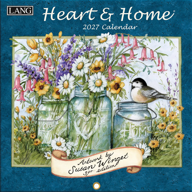LANG Heart and Home Mini Kalender 2027