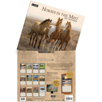LANG Horses in the Mist Kalender 2027