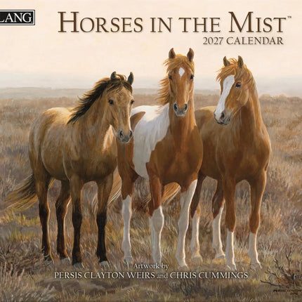LANG Horses in the Mist Kalender 2027