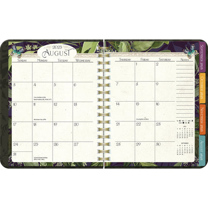LANG Midnight Garden Deluxe Planner 2026