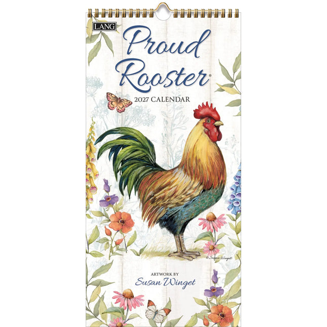 LANG Proud Rooster Kalender 2027 Small