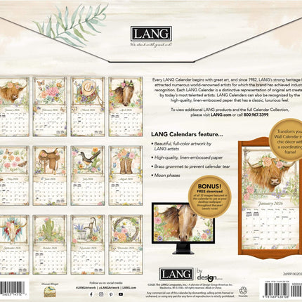 LANG Rosewood Ranch Kalender 2026