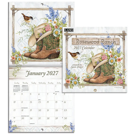 LANG Rosewood Ranch Mini Kalender 2027