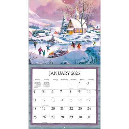 LANG Simple Country Kalender 2026