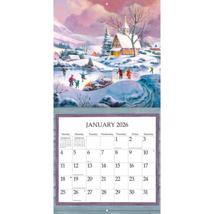 LANG Simple Country Mini Kalender 2026