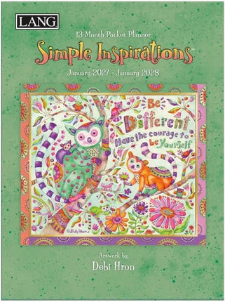 LANG Simple Inspirations Pocket Agenda 2027