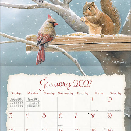 LANG Songbirds Kalender 2027