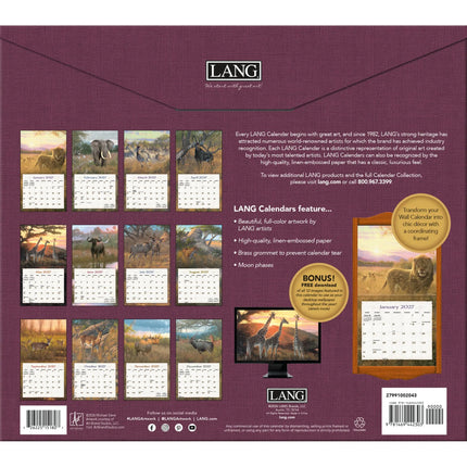 LANG Spirit Of Africa Kalender 2027