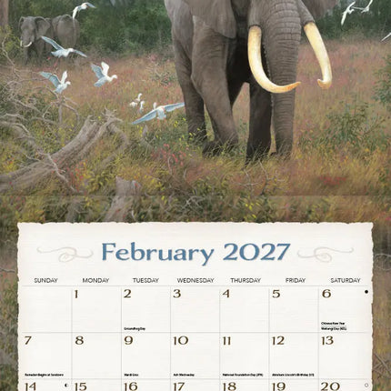 LANG Spirit Of Africa Kalender 2027