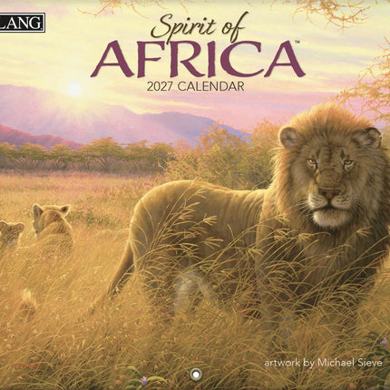 LANG Spirit Of Africa Kalender 2027