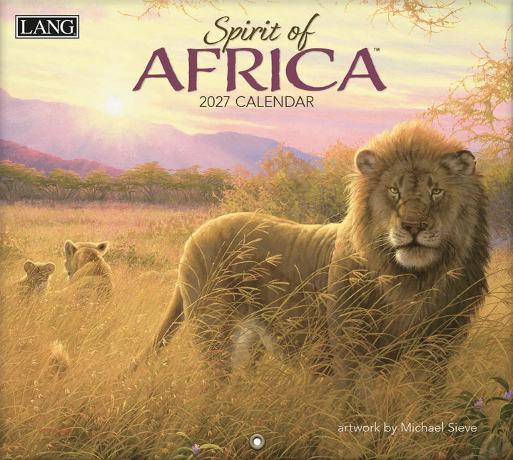 LANG Spirit Of Africa Kalender 2027