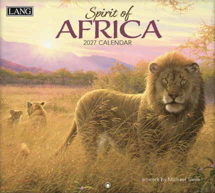 LANG Spirit Of Africa Kalender 2027