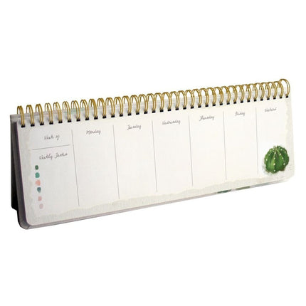 LANG Succulent Study Deskplanner Datumloos