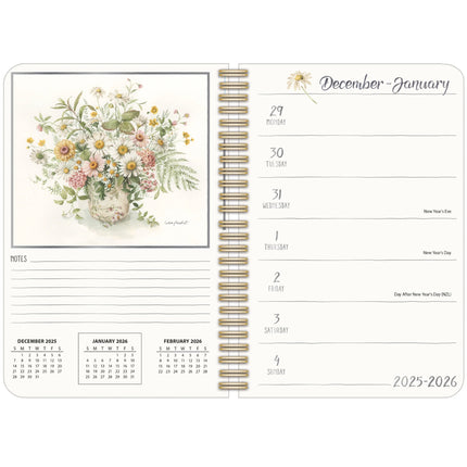 LANG Watercolor Seasons Agenda 2026