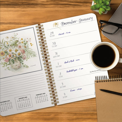 LANG Watercolor Seasons Agenda 2026