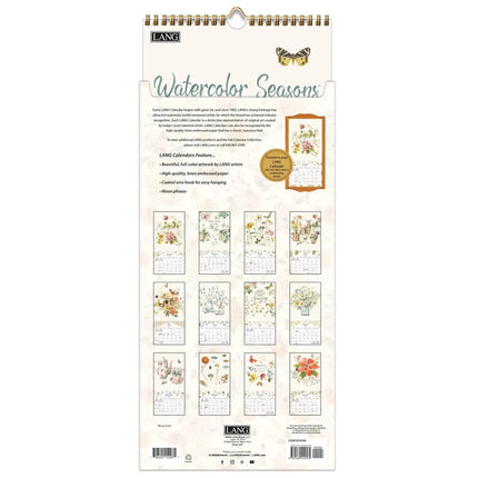 LANG Watercolor Seasons Kalender 2027 Small
