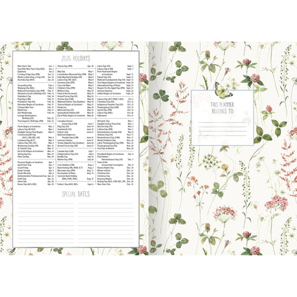 LANG Watercolor Seasons Zakagenda 2026