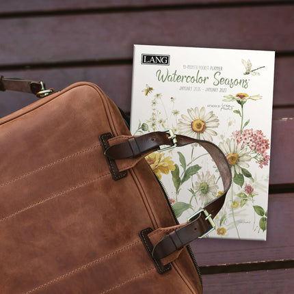 LANG Watercolor Seasons Zakagenda 2026