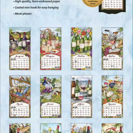 LANG Wine Country Kalender 2027 Small
