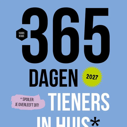 Lannoo 365 dagen tieners in Huis Scheurkalender 2027