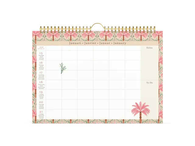 Lannoo Exotic Palms Familieplanner 2026