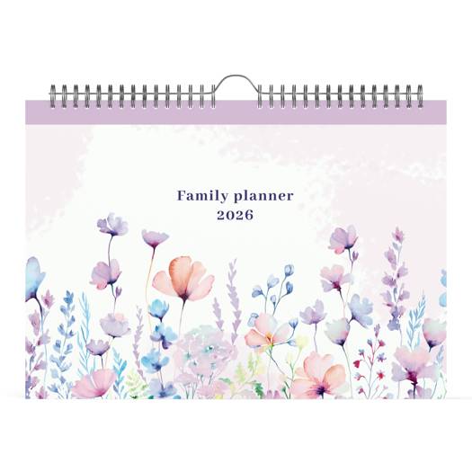 Lannoo Flowers Familieplanner 2026