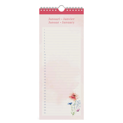 Lannoo Flowers Verjaardagskalender