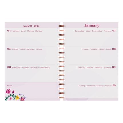 Lannoo Fragile Desk Agenda 2027 Lilac