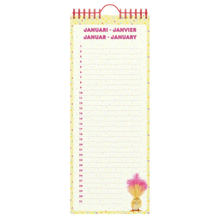 Lannoo Funny Animals Verjaardagskalender