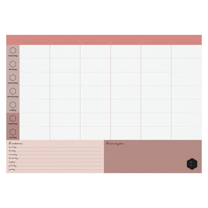 Lannoo Mama Baas Datum Loze A4 Planner