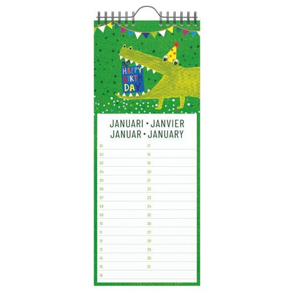 Lannoo Paper Salad Verjaardagskalender