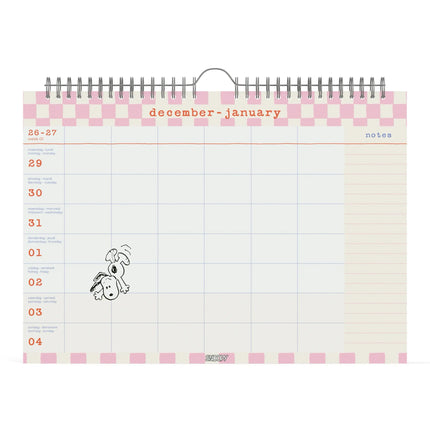 Lannoo Snoopy - Peanuts Familieplanner 2027