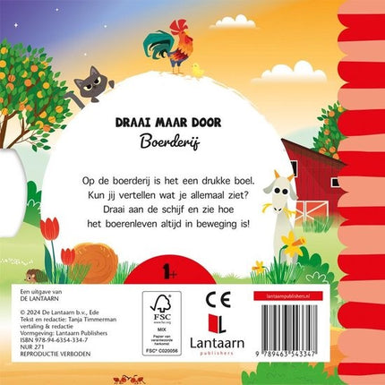 Lantaarn Kinderboek Draai maar door - Boerderij