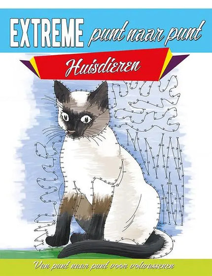 Lantaarn Kleurboek Extreme van Punt naar Punt - Huisdieren