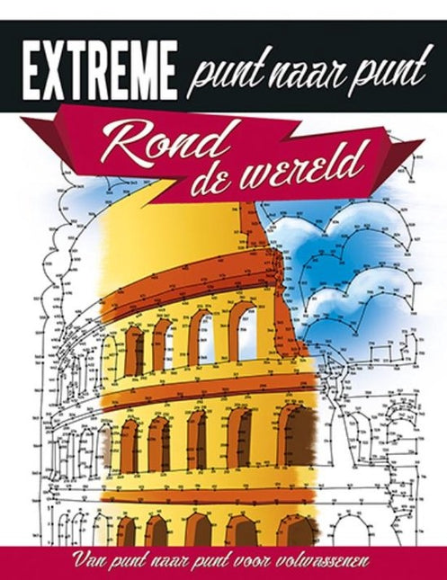 Lantaarn Kleurboek Extreme van Punt naar Punt - Rond de Wereld