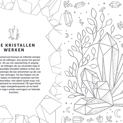 Lantaarn Kleurboek Kristallen