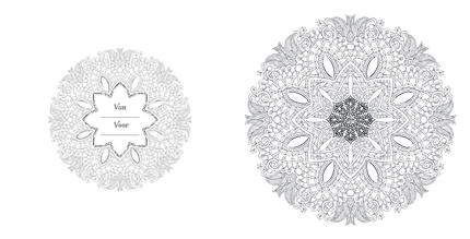 Lantaarn Kleurboek  Mandala