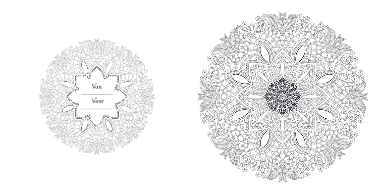 Lantaarn Kleurboek  Mandala