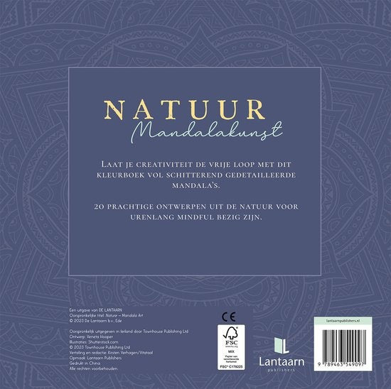 Lantaarn Kleurboek Natuur - Mandalakunst