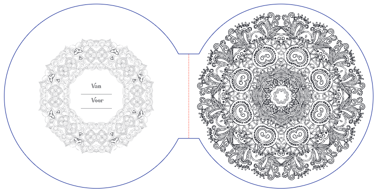 Lantaarn Kleurboek Nieuwe Creaties Mandala