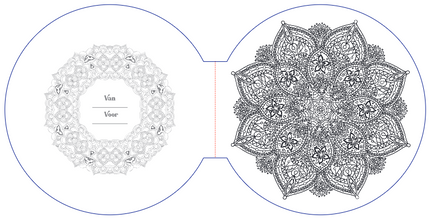 Lantaarn Kleurboek Nieuwe Creaties Mandala