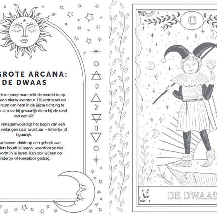 Lantaarn Kleurboek Tarot