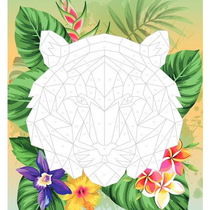 Lantaarn Kleuren met stickers - Colour me Wild