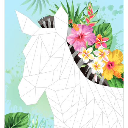 Lantaarn Kleuren met stickers - Colour me Wild