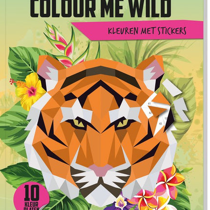 Lantaarn Kleuren met stickers - Colour me Wild