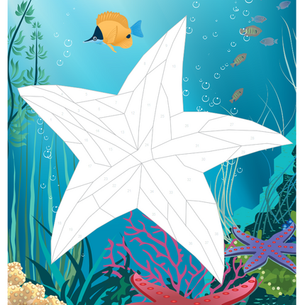 Lantaarn Kleuren met stickers - Colour the Ocean