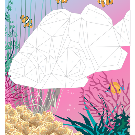 Lantaarn Kleuren met stickers - Colour the Ocean