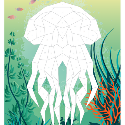 Lantaarn Kleuren met stickers - Colour the Ocean