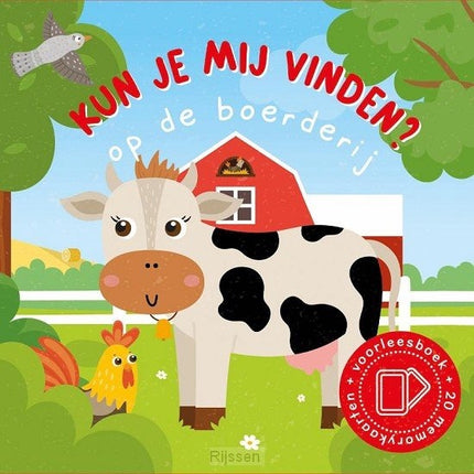 Lantaarn Kun je mij Vinden? Op de boerderij. Voorleesboek en Memoryspel